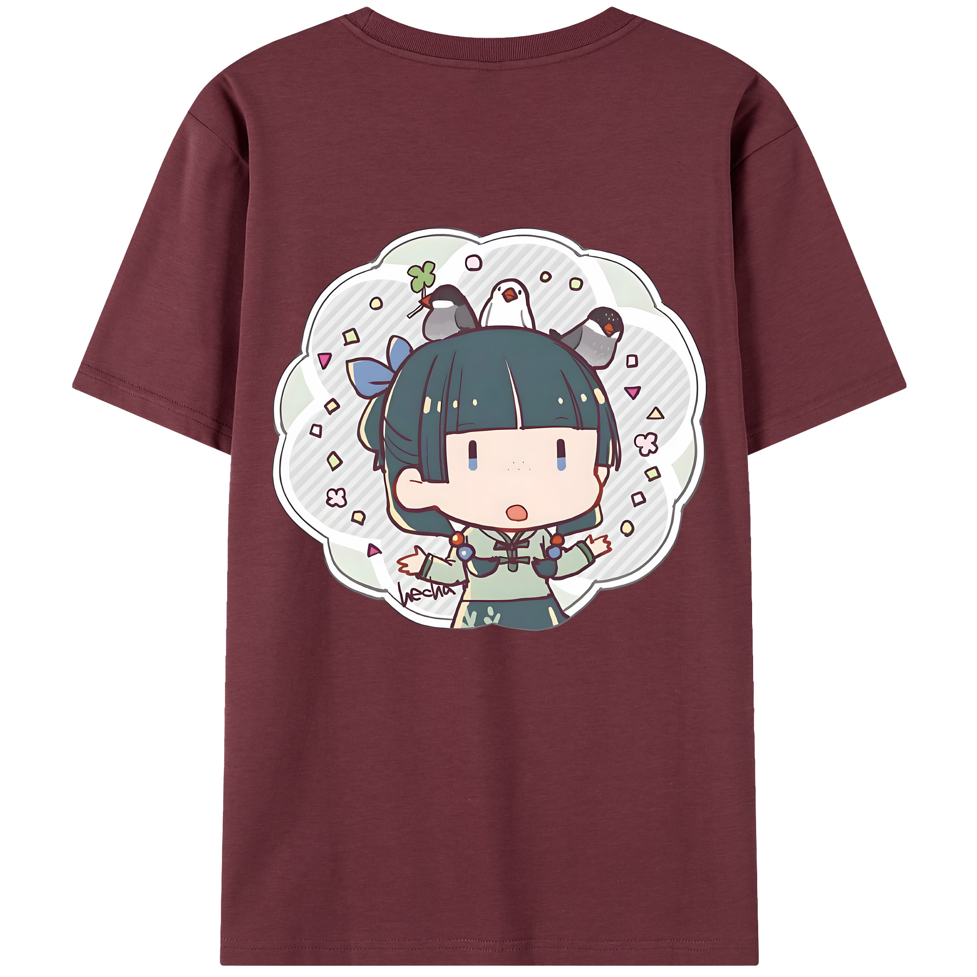 （画像用） 薬屋のひとりごと The Apothecary Diaries 綿100％半袖Tシャツ（背面プリント）